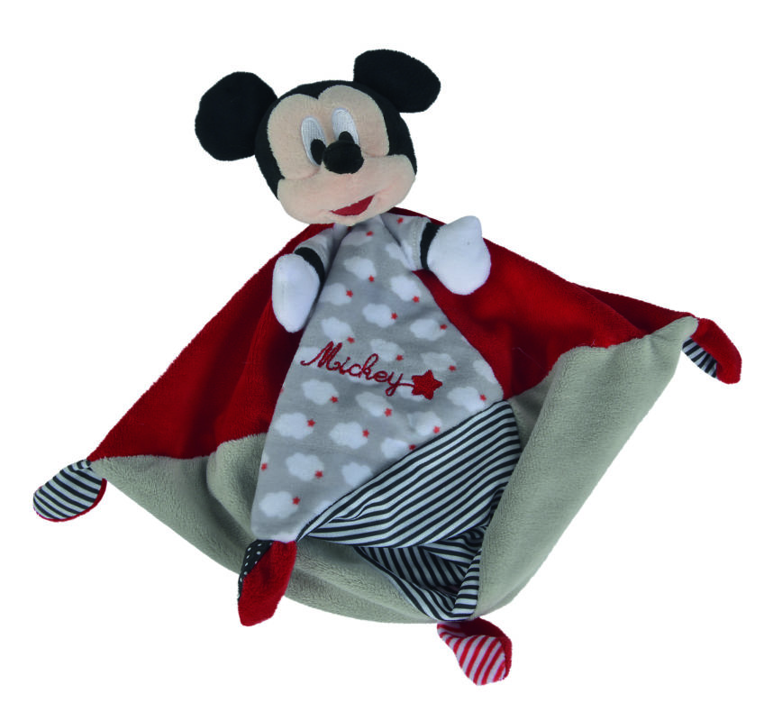  mickey souris plat carré rouge gris noir nuage 